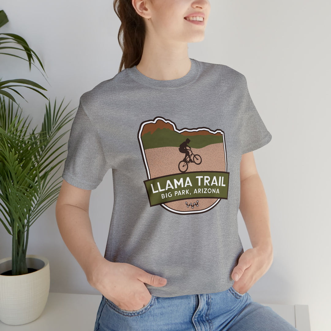 Llama Trail - Big Park, Arizona Unisex T-Shirt