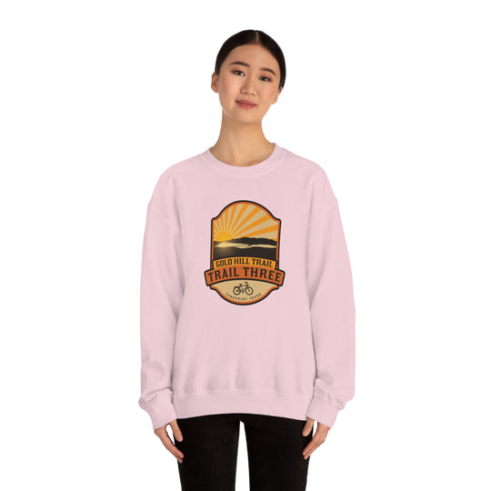 Gold Hill Trail (Trail 3) - Sandpoint, Idaho Unisex Heavy Blend Crewneck Sweatshirt