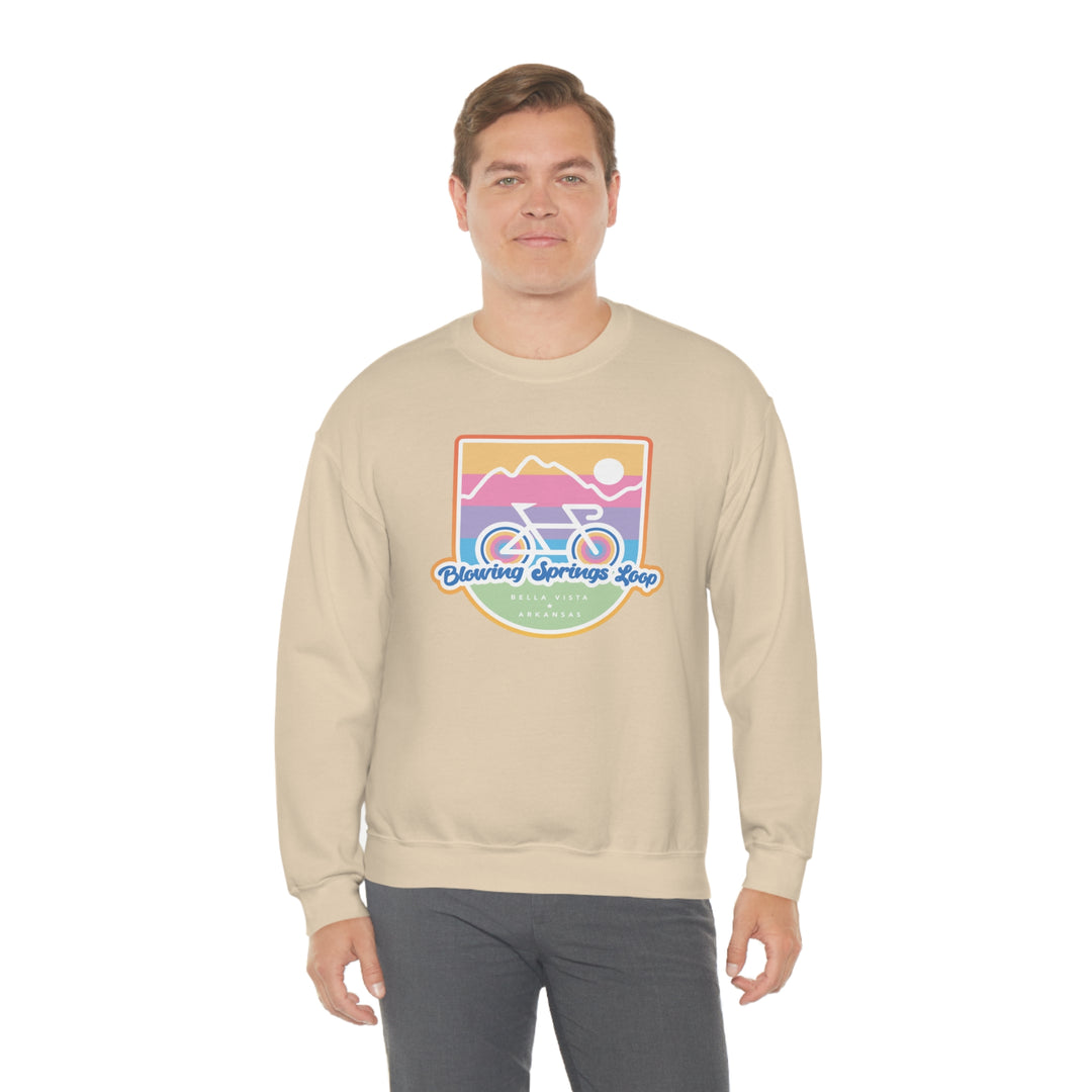 Blowing Springs Loop - Bella Vista, Arkansas Unisex Heavy Blend Crewneck Sweatshirt