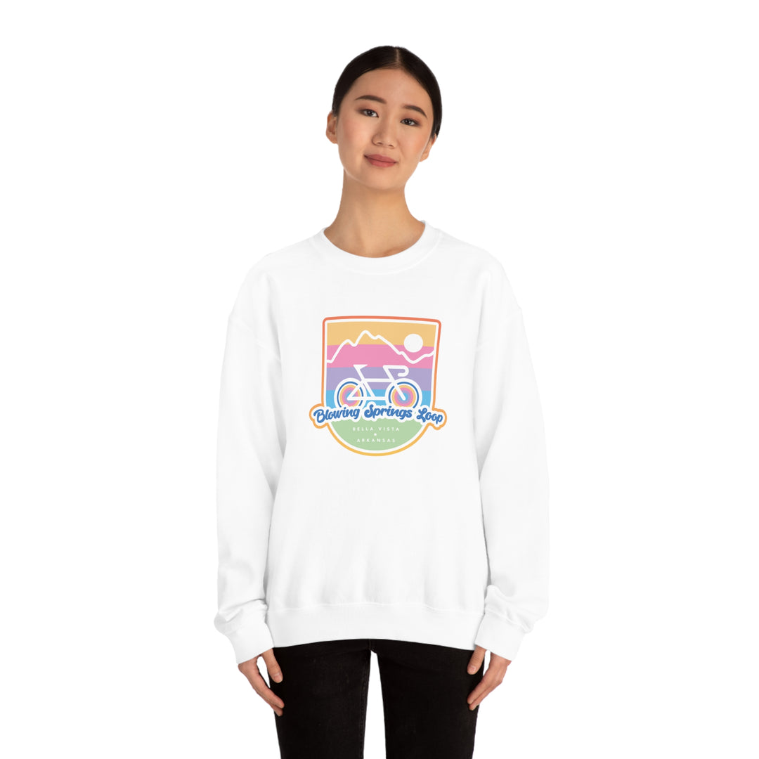 Blowing Springs Loop - Bella Vista, Arkansas Unisex Heavy Blend Crewneck Sweatshirt