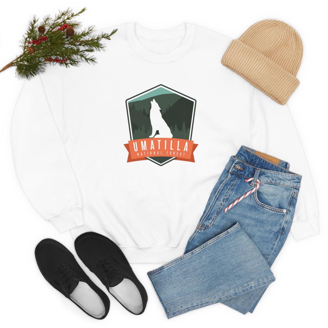 Umatilla National Forest Unisex Heavy Blend Crewneck Sweatshirt