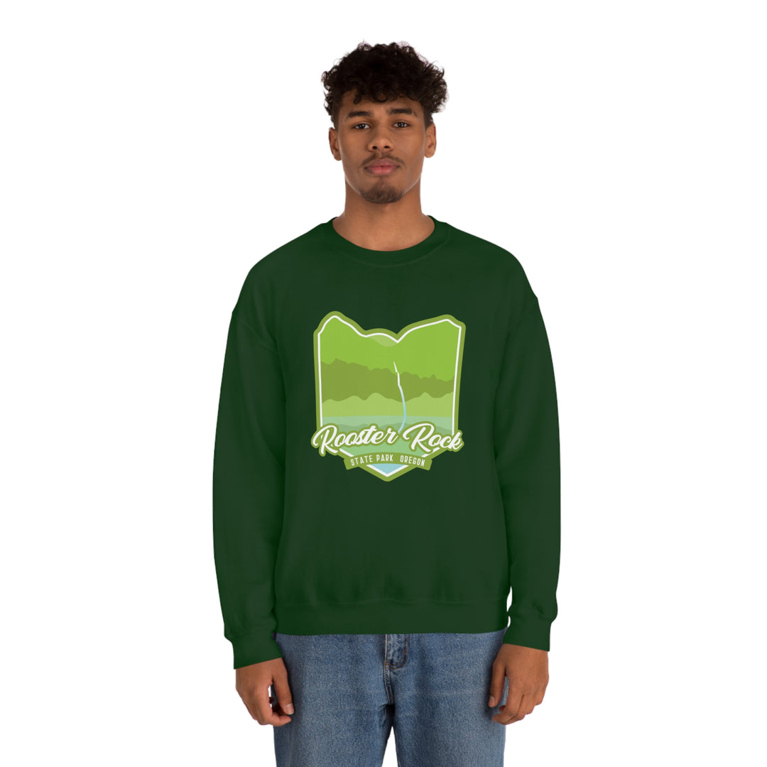 Rooster Rock State Park - Oregon Unisex Heavy Blend Crewneck Sweatshirt