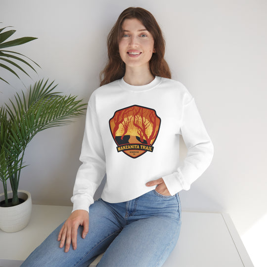 Manzanita Trail - Woodside, California Unisex Heavy Blend Crewneck Sweatshirt