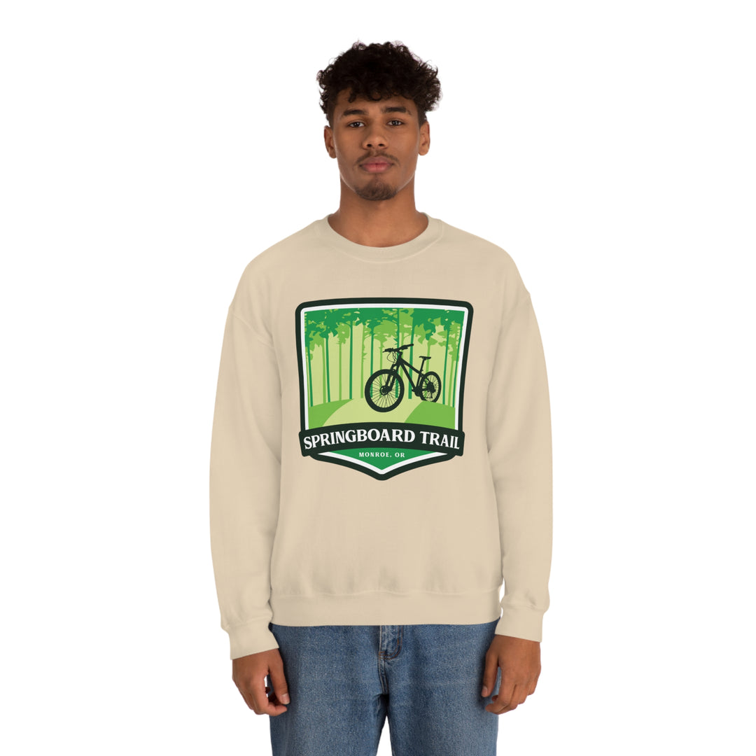 Springboard Trail - Monroe, Oregon Unisex Heavy Blend Crewneck Sweatshirt