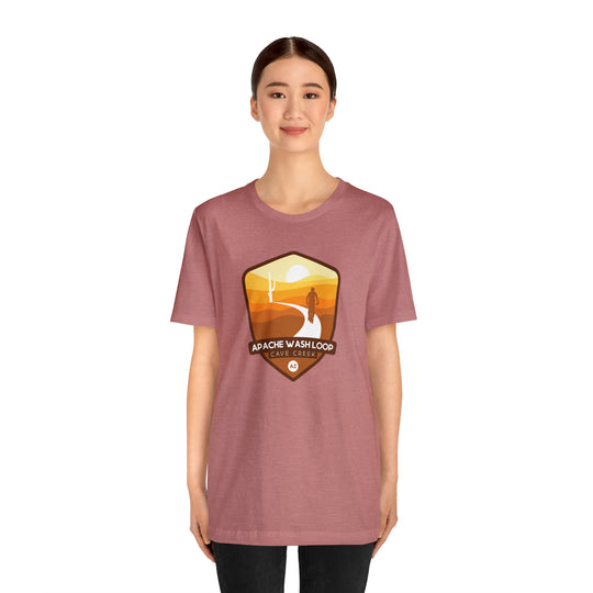 Apache Wash Loop - Cave Creek, Arizona Unisex T-Shirt hiker gift - Utah