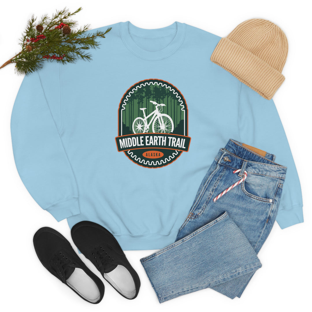 Middle Earth Trail - Alaska Unisex Heavy Blend Crewneck Sweatshirt