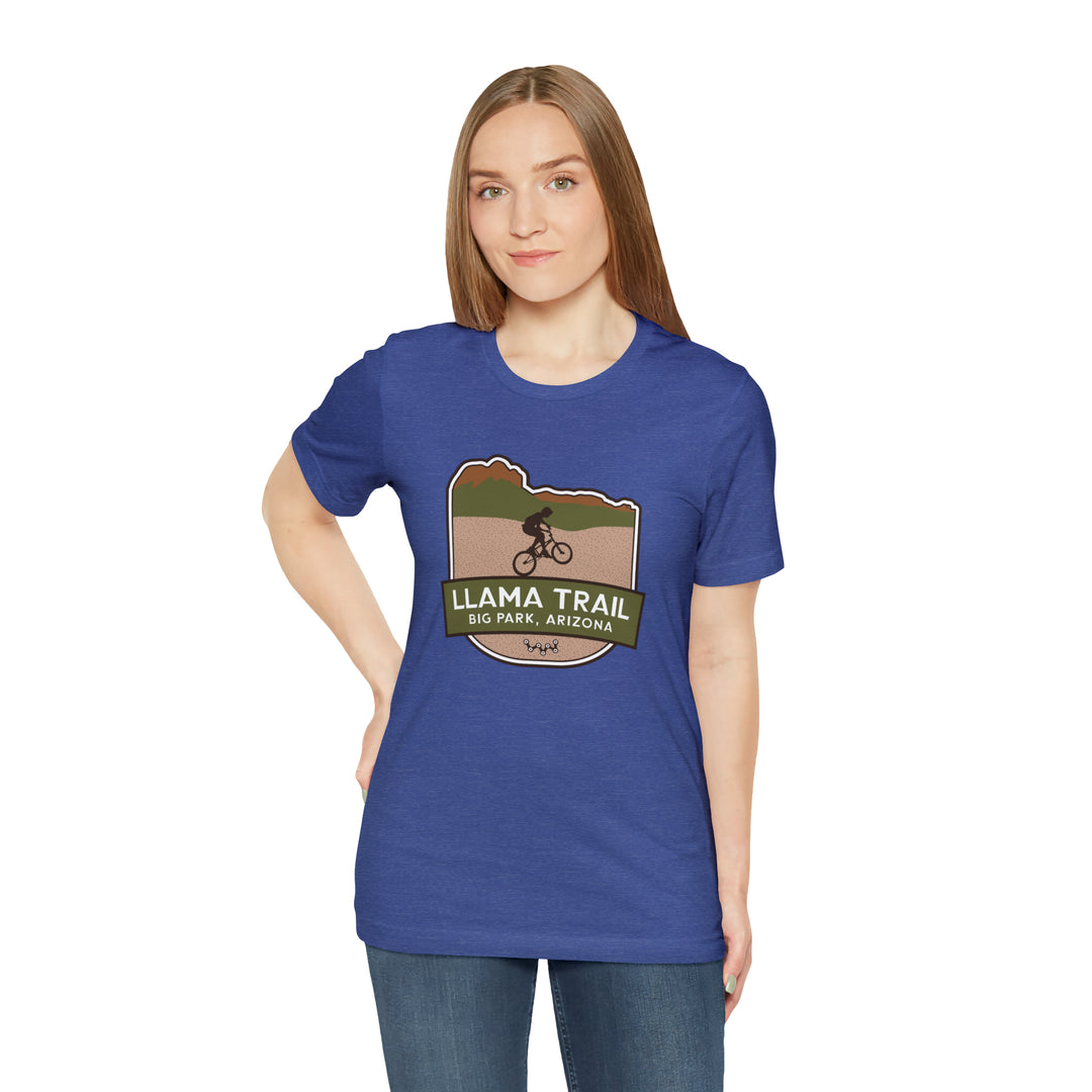 Llama Trail - Big Park, Arizona Unisex T-Shirt