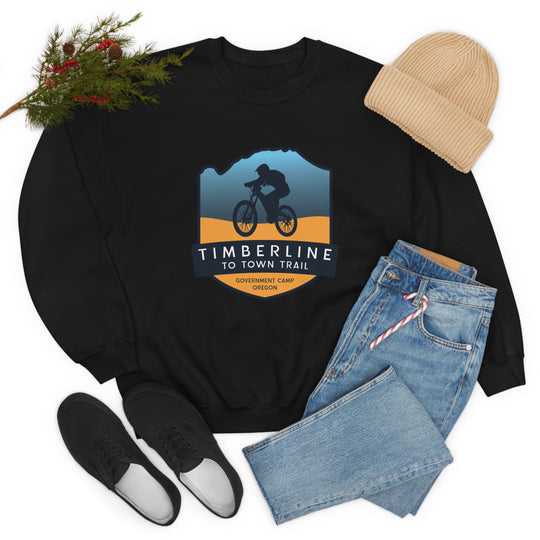 Timberline to Town Trail - Government Camp, Oregon Unisex Heavy Blend Crewneck Sweatshirt