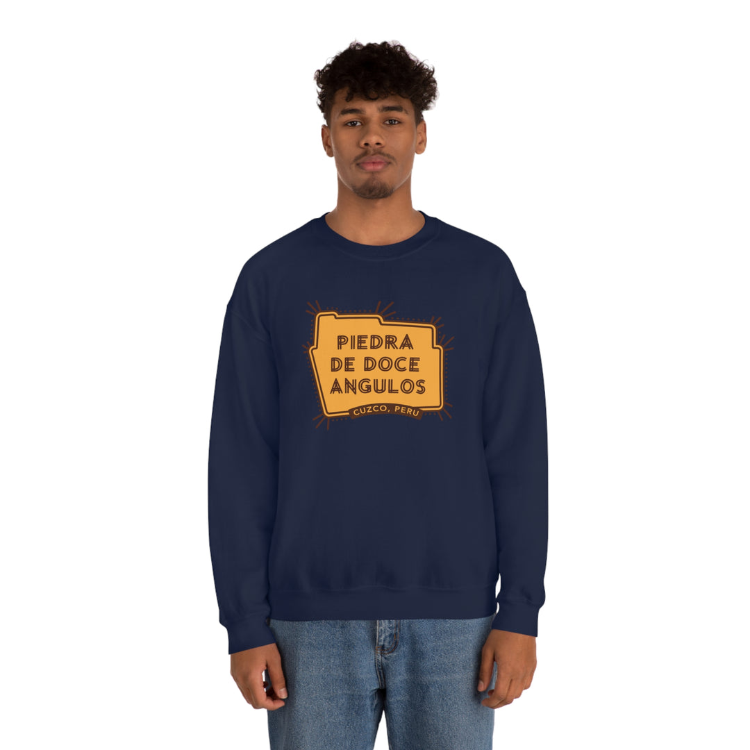 Piedra de doce angulos - Cuzco, Peru Unisex Heavy Blend Crewneck Sweatshirt