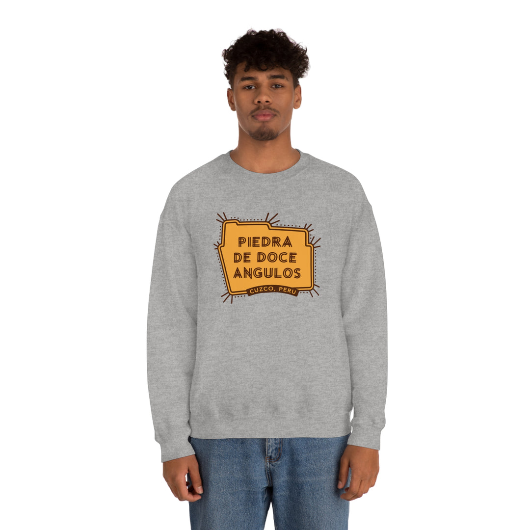 Piedra de doce angulos - Cuzco, Peru Unisex Heavy Blend Crewneck Sweatshirt