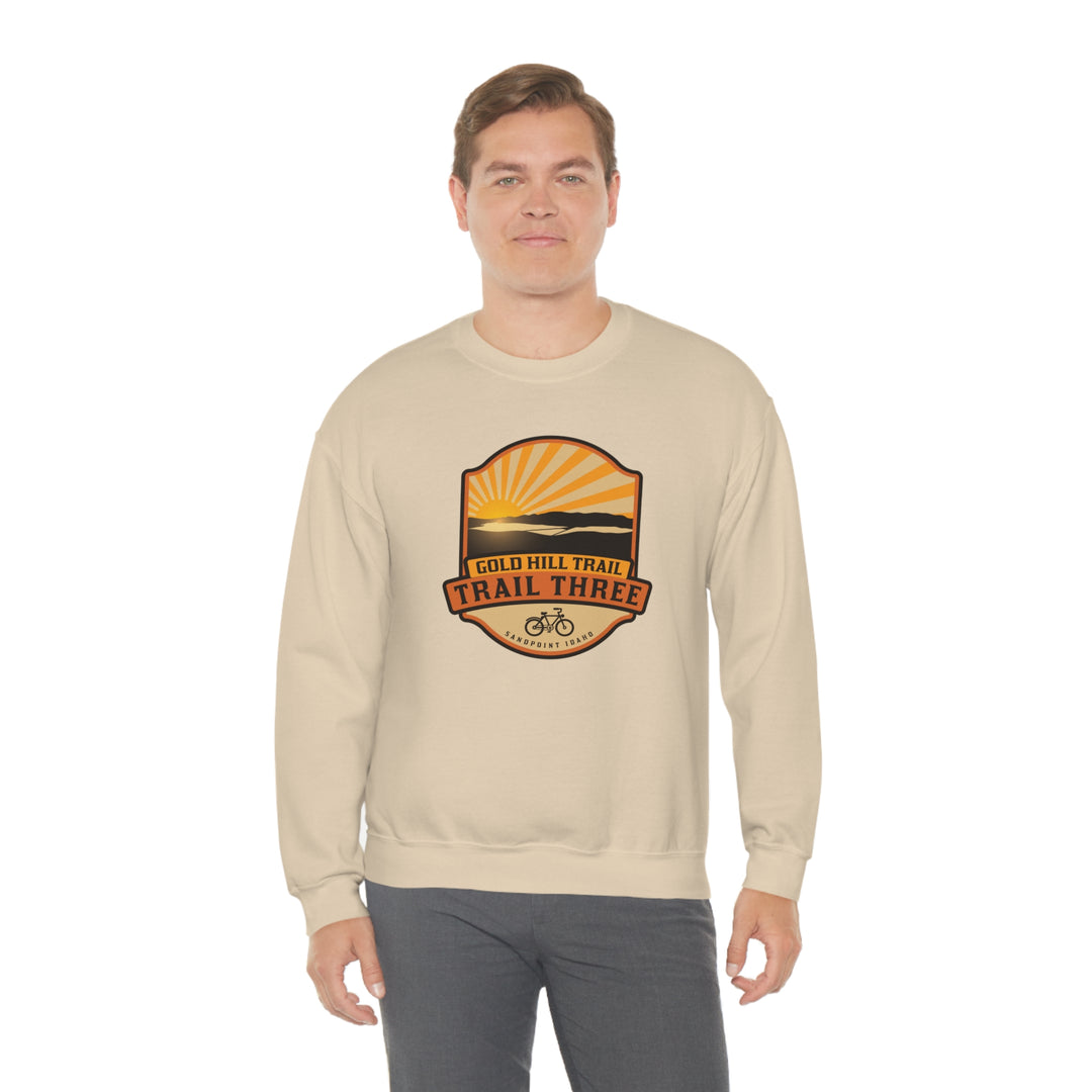 Gold Hill Trail (Trail 3) - Sandpoint, Idaho Unisex Heavy Blend Crewneck Sweatshirt