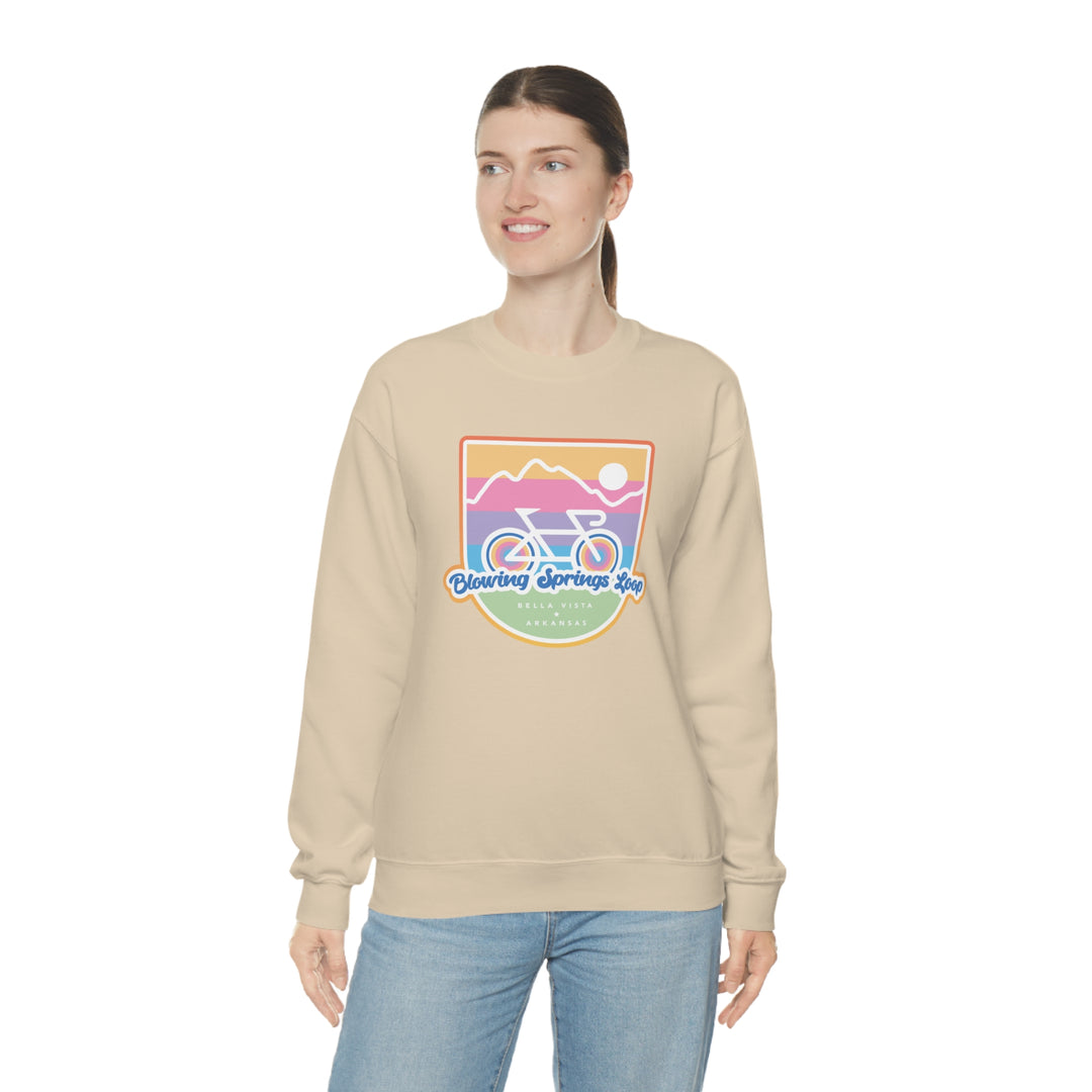 Blowing Springs Loop - Bella Vista, Arkansas Unisex Heavy Blend Crewneck Sweatshirt