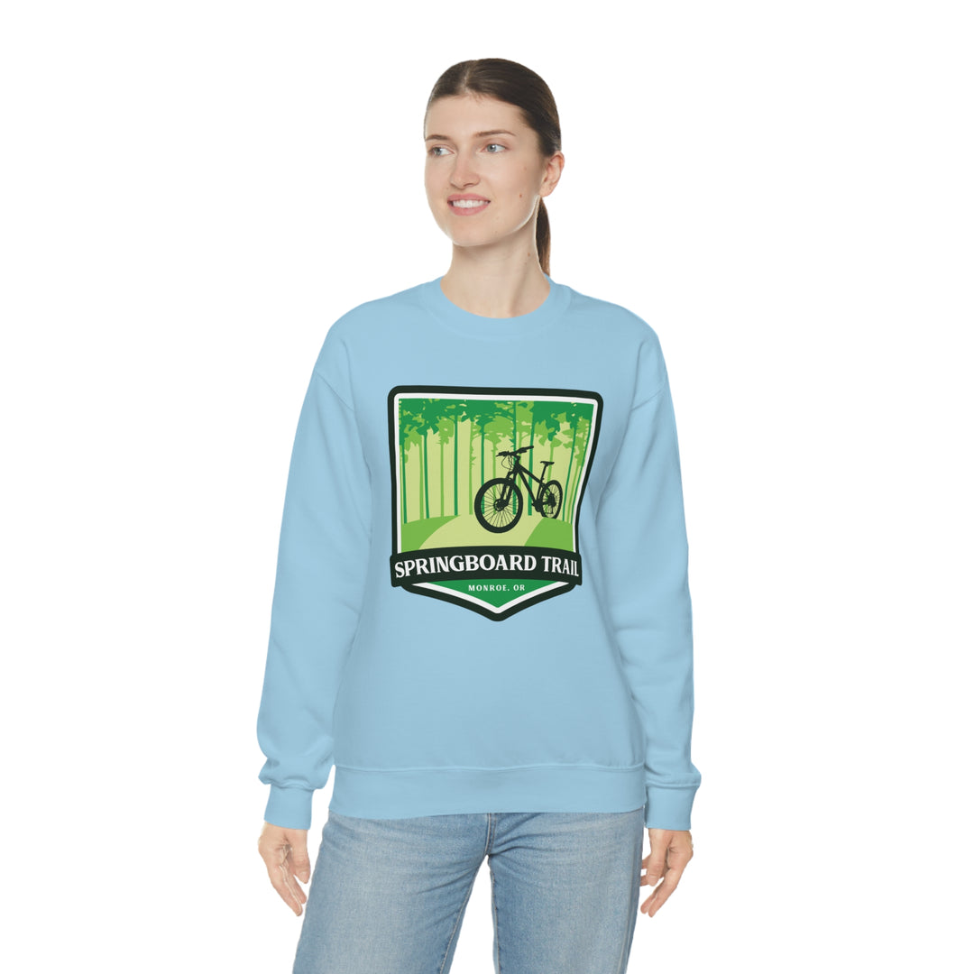 Springboard Trail - Monroe, Oregon Unisex Heavy Blend Crewneck Sweatshirt