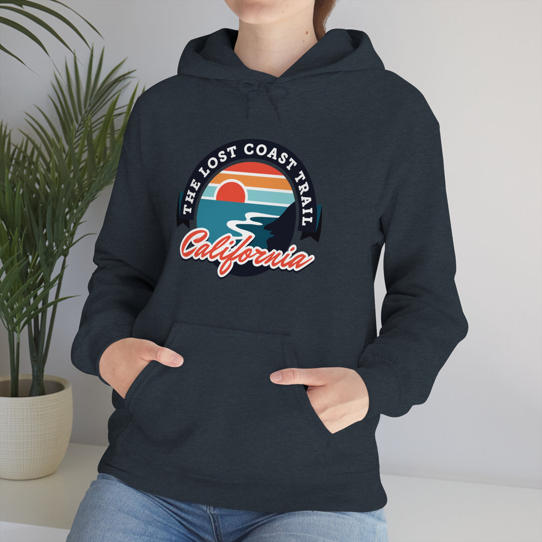 The Lost Coast Trail Unisex Heavy Blend Hoodie Sweatshirt - California, USA hiker gift