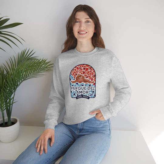 Parque del Amor - Lima, Peru Unisex Heavy Blend Crewneck Sweatshirt