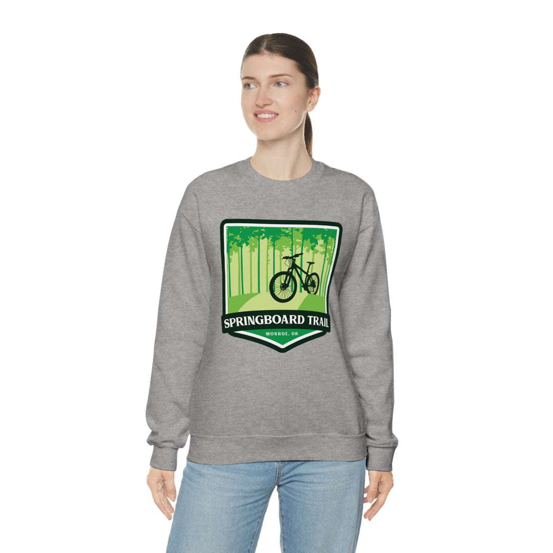 Springboard Trail - Monroe, Oregon Unisex Heavy Blend Crewneck Sweatshirt