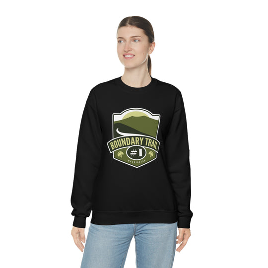 Boundary Trail #1 - Washington Unisex Heavy Blend Crewneck Sweatshirt