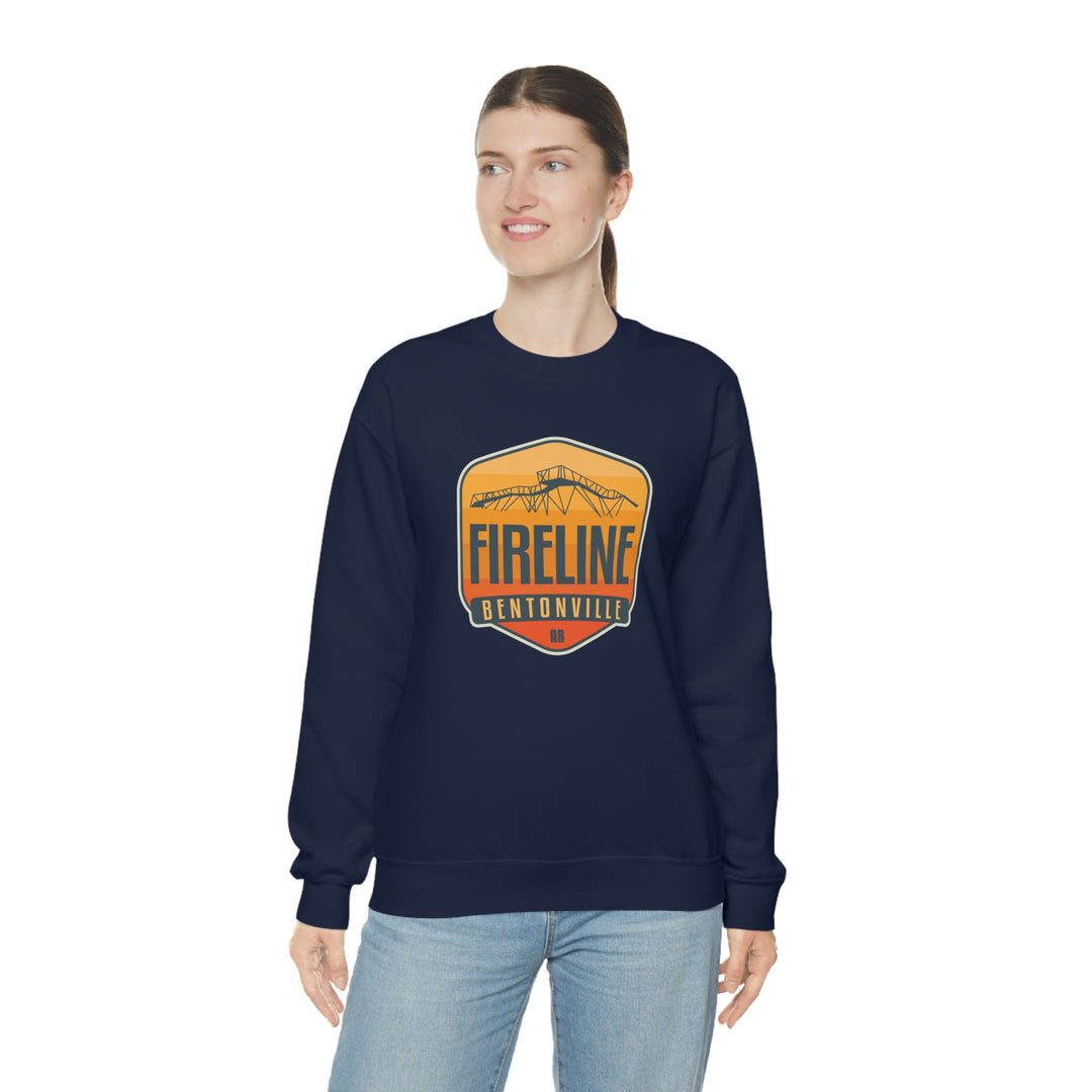 Fireline - Bentonville, Arkansas Unisex Heavy Blend Crewneck Sweatshirt