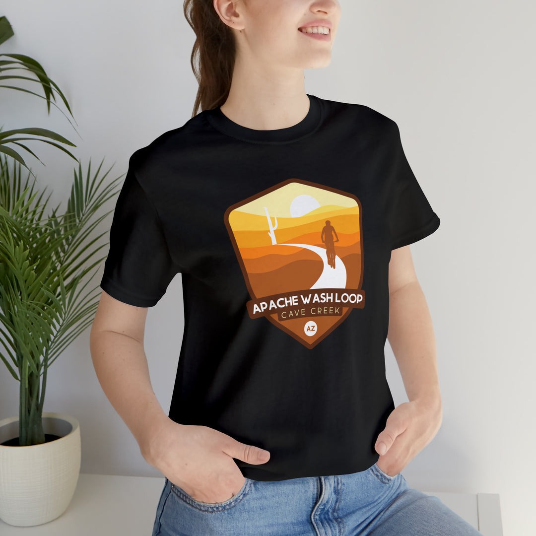 Apache Wash Loop - Cave Creek, Arizona Unisex T-Shirt hiker gift - Utah