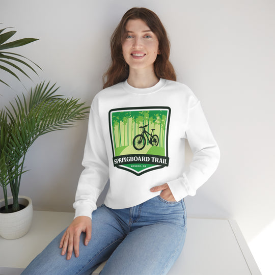 Springboard Trail - Monroe, Oregon Unisex Heavy Blend Crewneck Sweatshirt