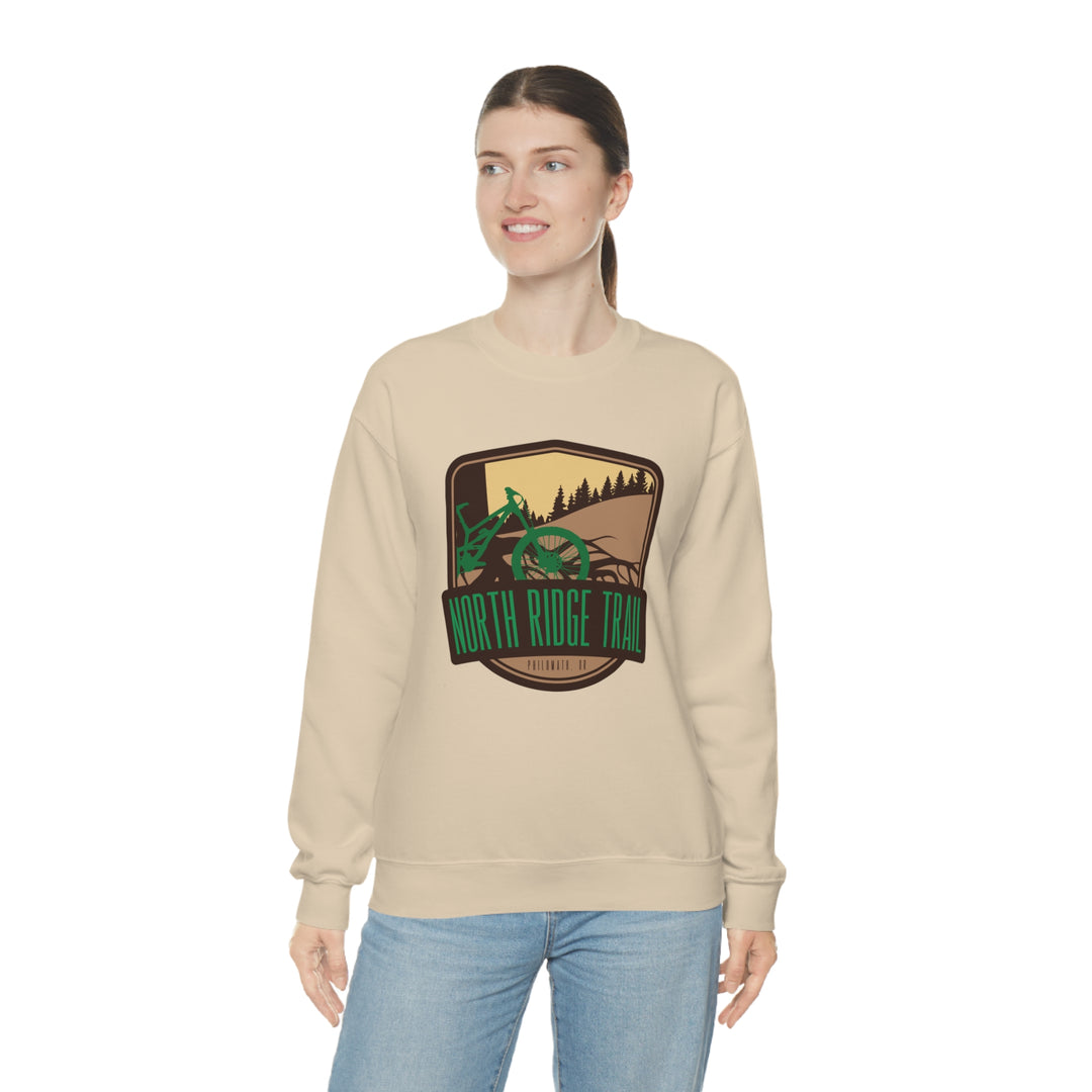 North Ridge Trail - Philomath, Oregon Unisex Heavy Blend Crewneck Sweatshirt