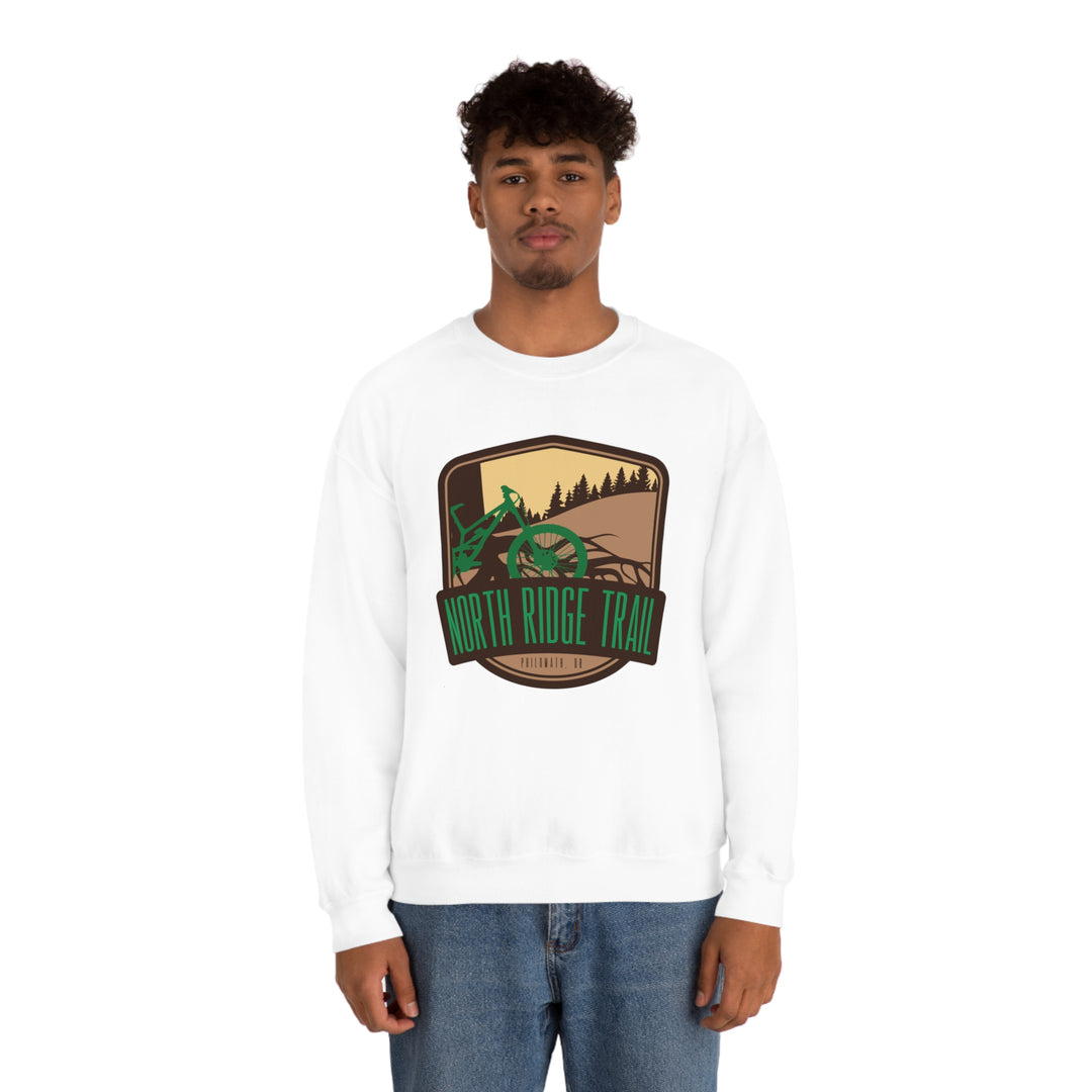 North Ridge Trail - Philomath, Oregon Unisex Heavy Blend Crewneck Sweatshirt