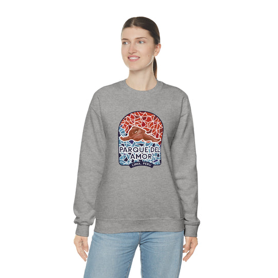 Parque del Amor - Lima, Peru Unisex Heavy Blend Crewneck Sweatshirt