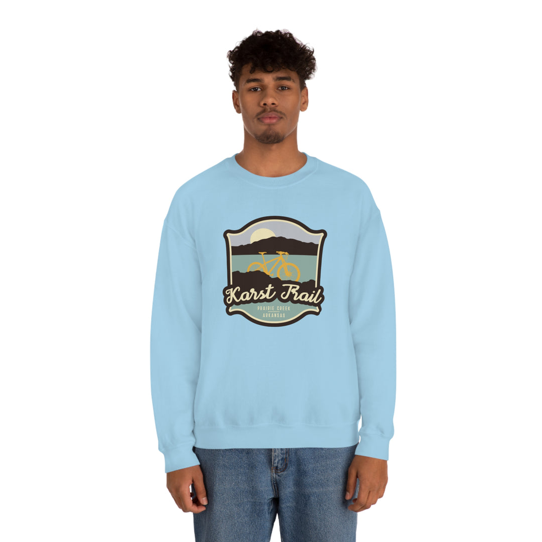 Karst Trail - Prairie Creek, Arkansas Unisex Heavy Blend Crewneck Sweatshirt