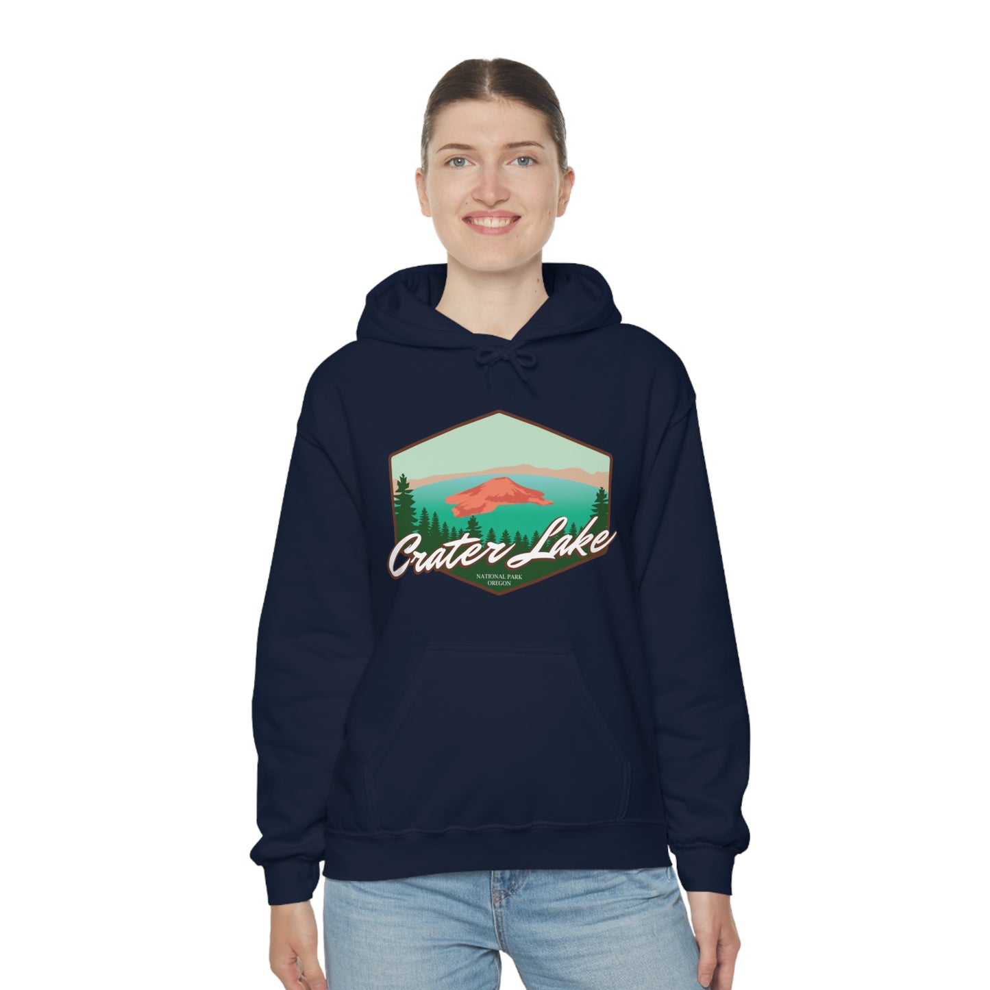 Crater Lake National Park Unisex Heavy Blend Hoodie Sweatshirt Oregon hiker gift