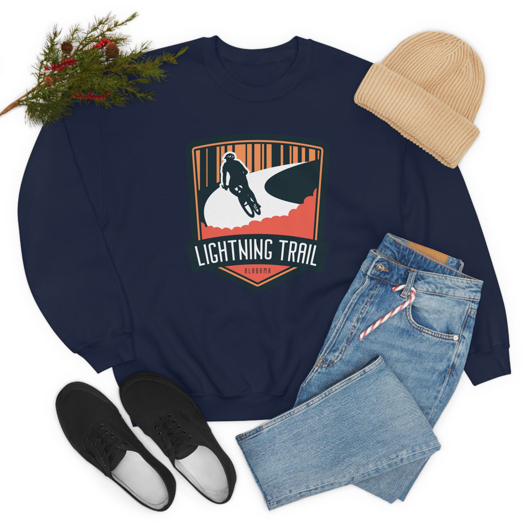 Lightning Trail - Alabama Unisex Heavy Blend Crewneck Sweatshirt