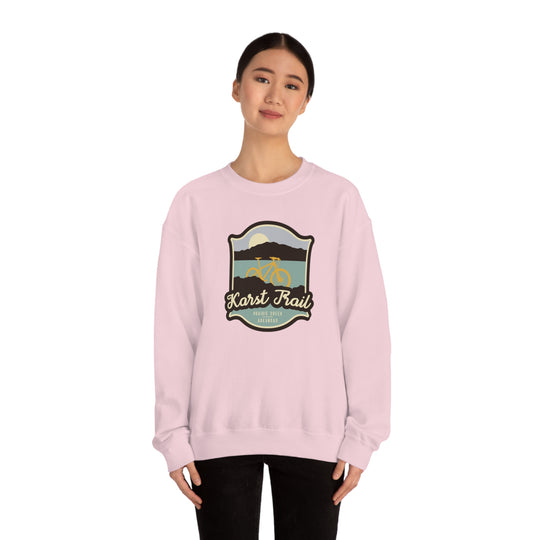 Karst Trail - Prairie Creek, Arkansas Unisex Heavy Blend Crewneck Sweatshirt