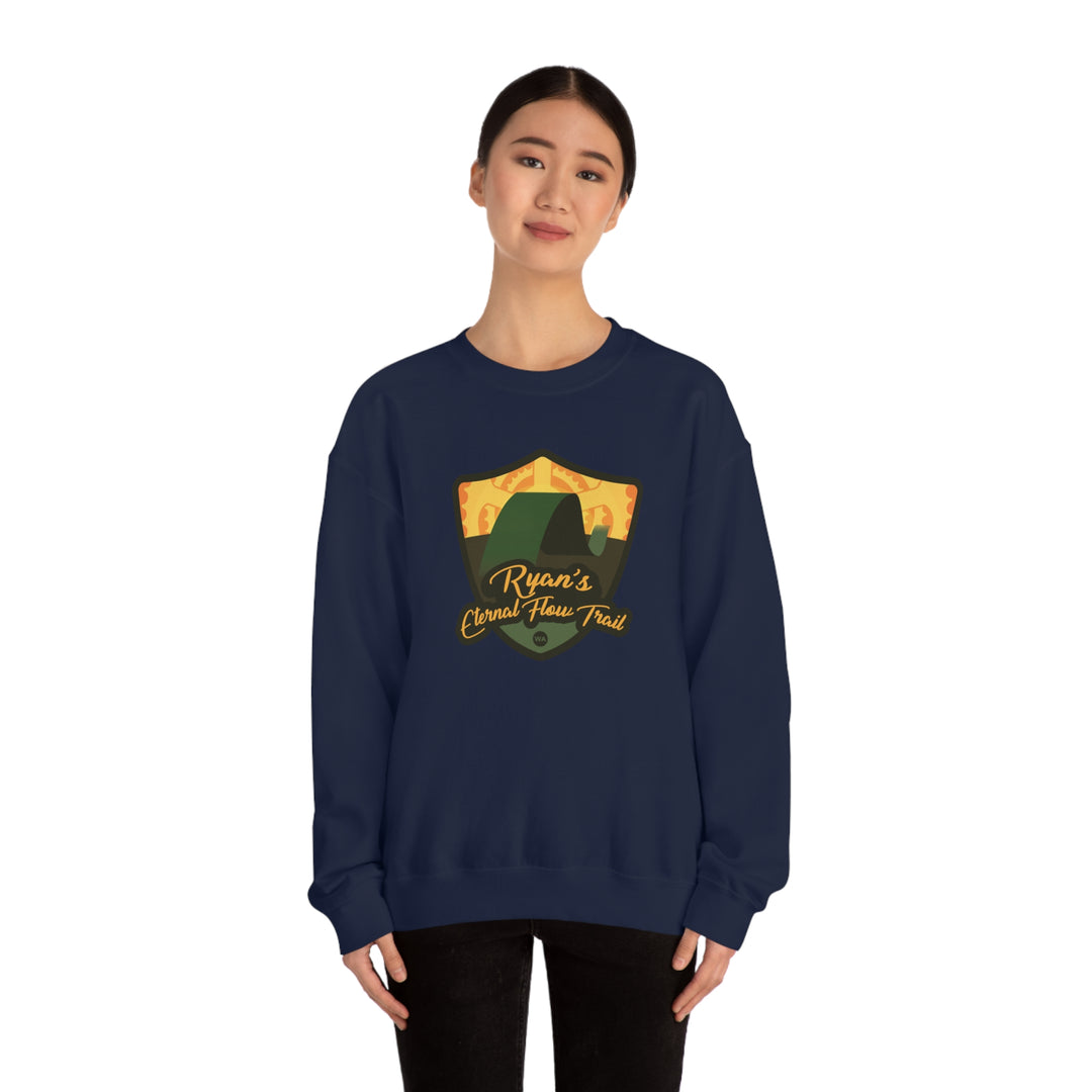 Ryan's Eternal Flow Trail - Washington Unisex Heavy Blend Crewneck Sweatshirt