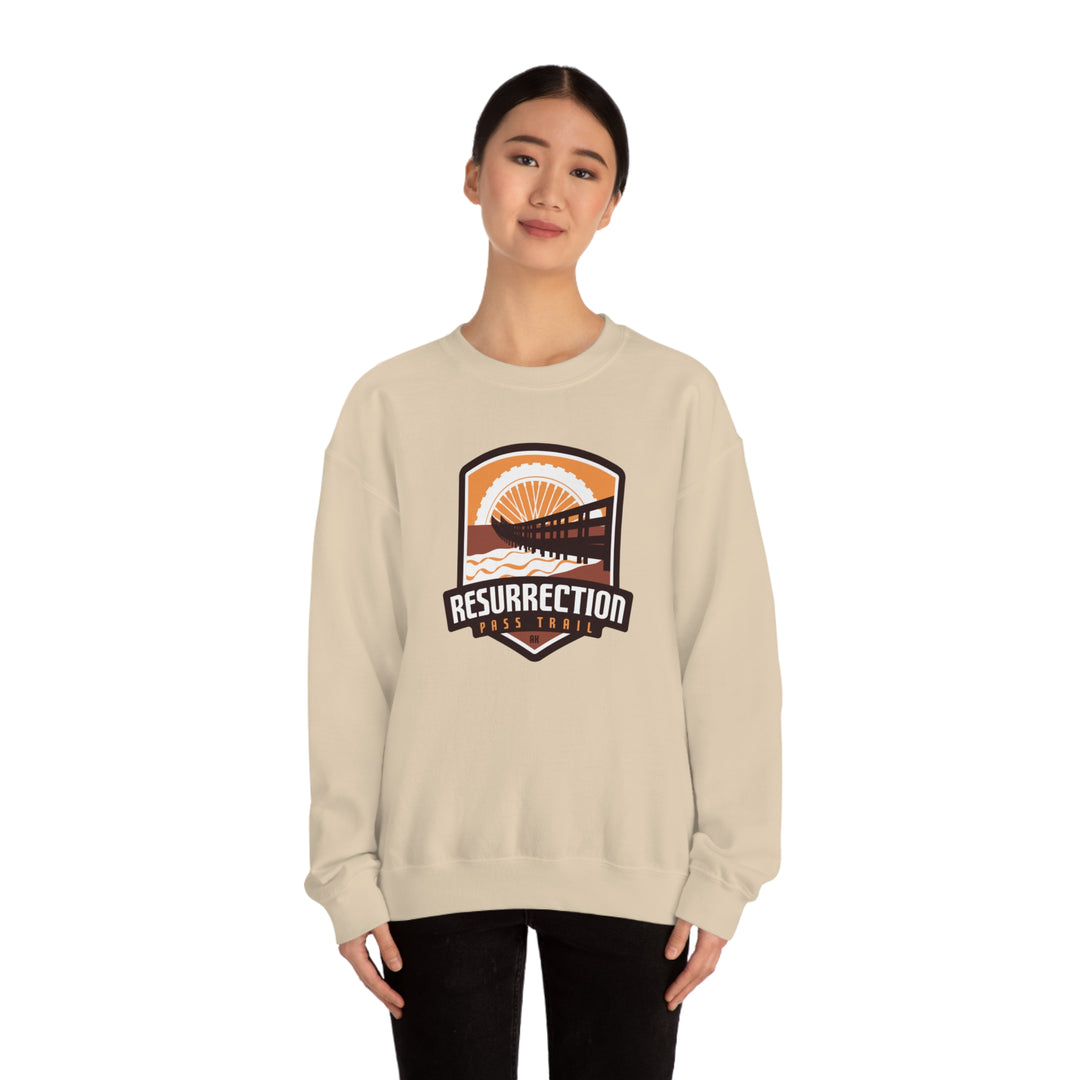 Resurrection Pass Trail - Alaska Unisex Heavy Blend Crewneck Sweatshirt