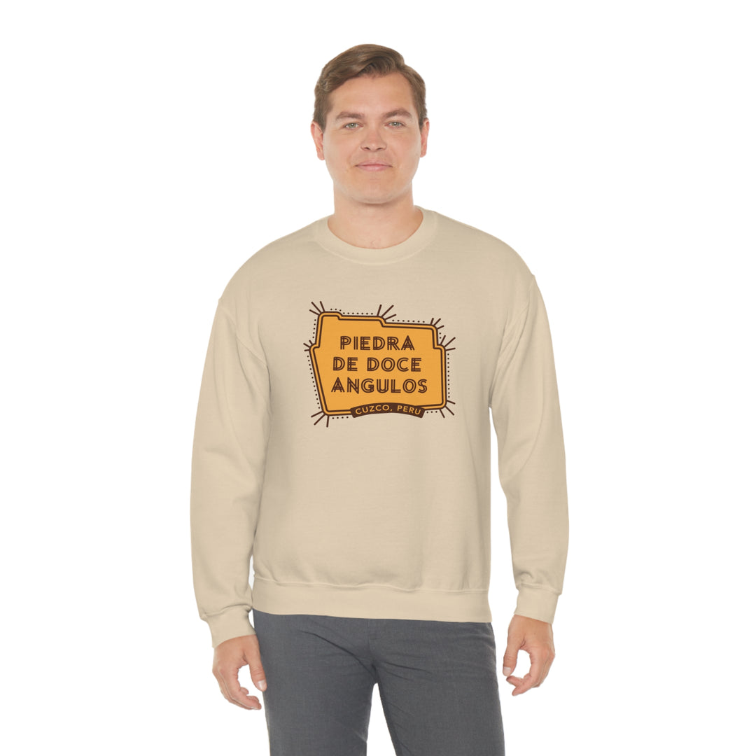 Piedra de doce angulos - Cuzco, Peru Unisex Heavy Blend Crewneck Sweatshirt