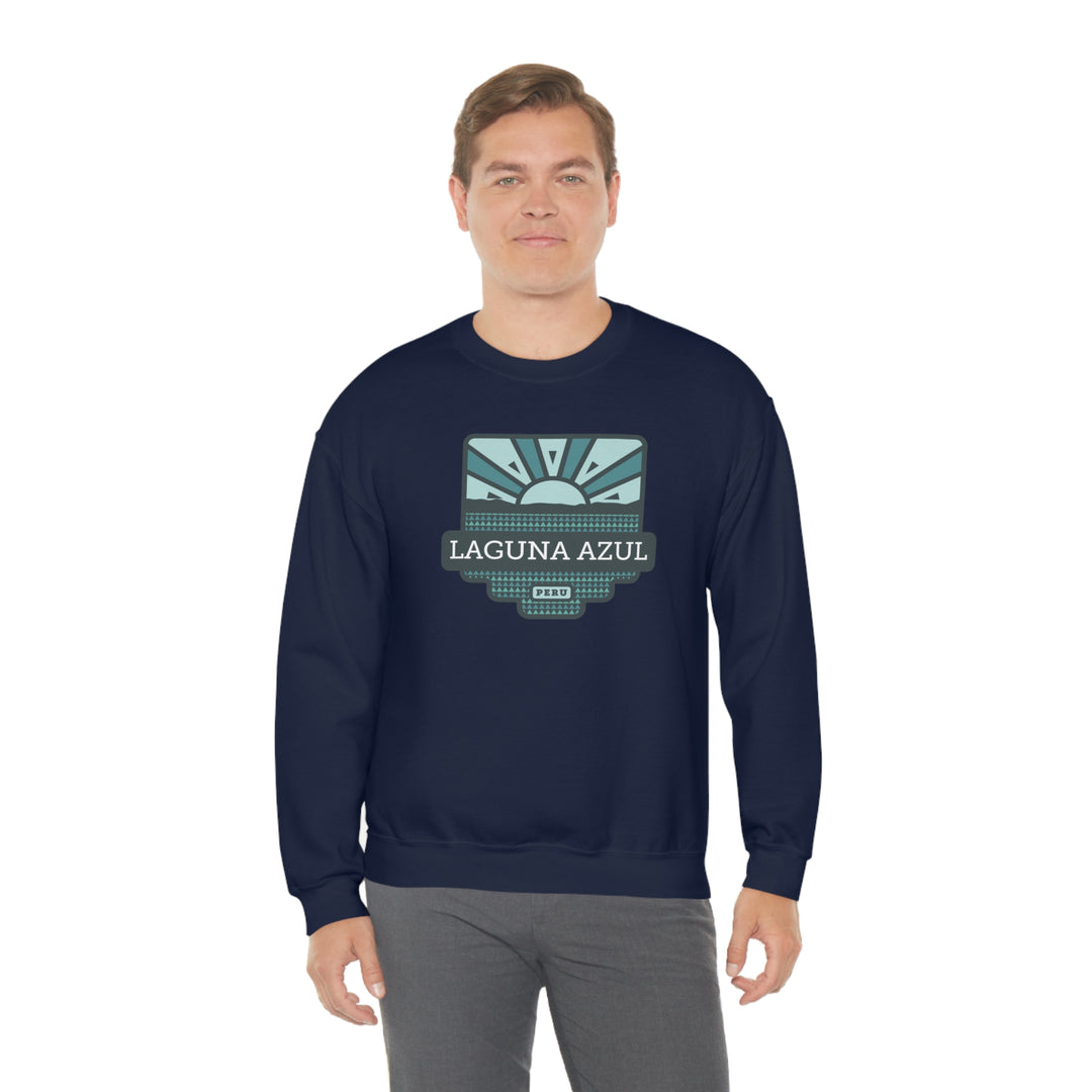 Laguna Azul - Peru Unisex Heavy Blend Crewneck Sweatshirt