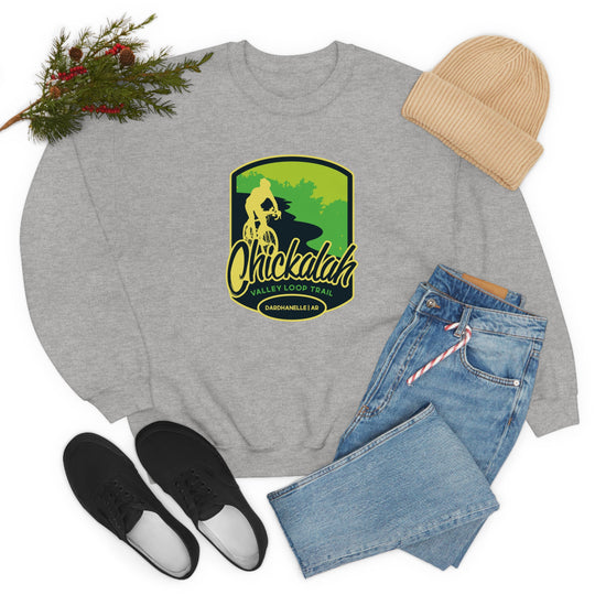 Chickalah Valley Loop Trail - Dardanelle, Arkansas Unisex Heavy Blend Crewneck Sweatshirt