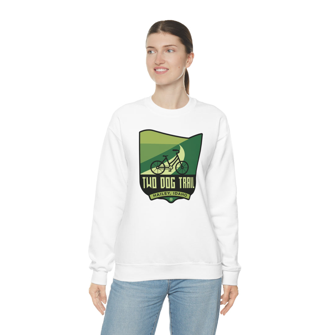 Two Dog Trail - Hailey, Idaho Unisex Heavy Blend Crewneck Sweatshirt