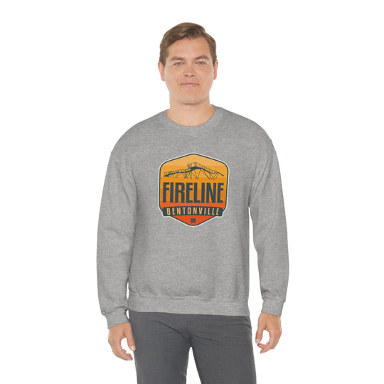 Fireline - Bentonville, Arkansas Unisex Heavy Blend Crewneck Sweatshirt