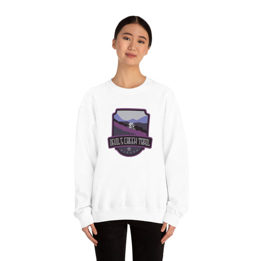 Devil's Creek Trail - Alaska Unisex Heavy Blend Crewneck Sweatshirt