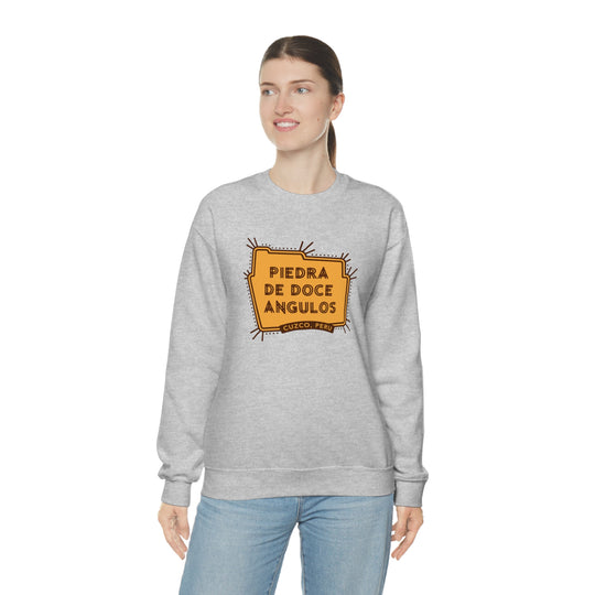 Piedra de doce angulos - Cuzco, Peru Unisex Heavy Blend Crewneck Sweatshirt