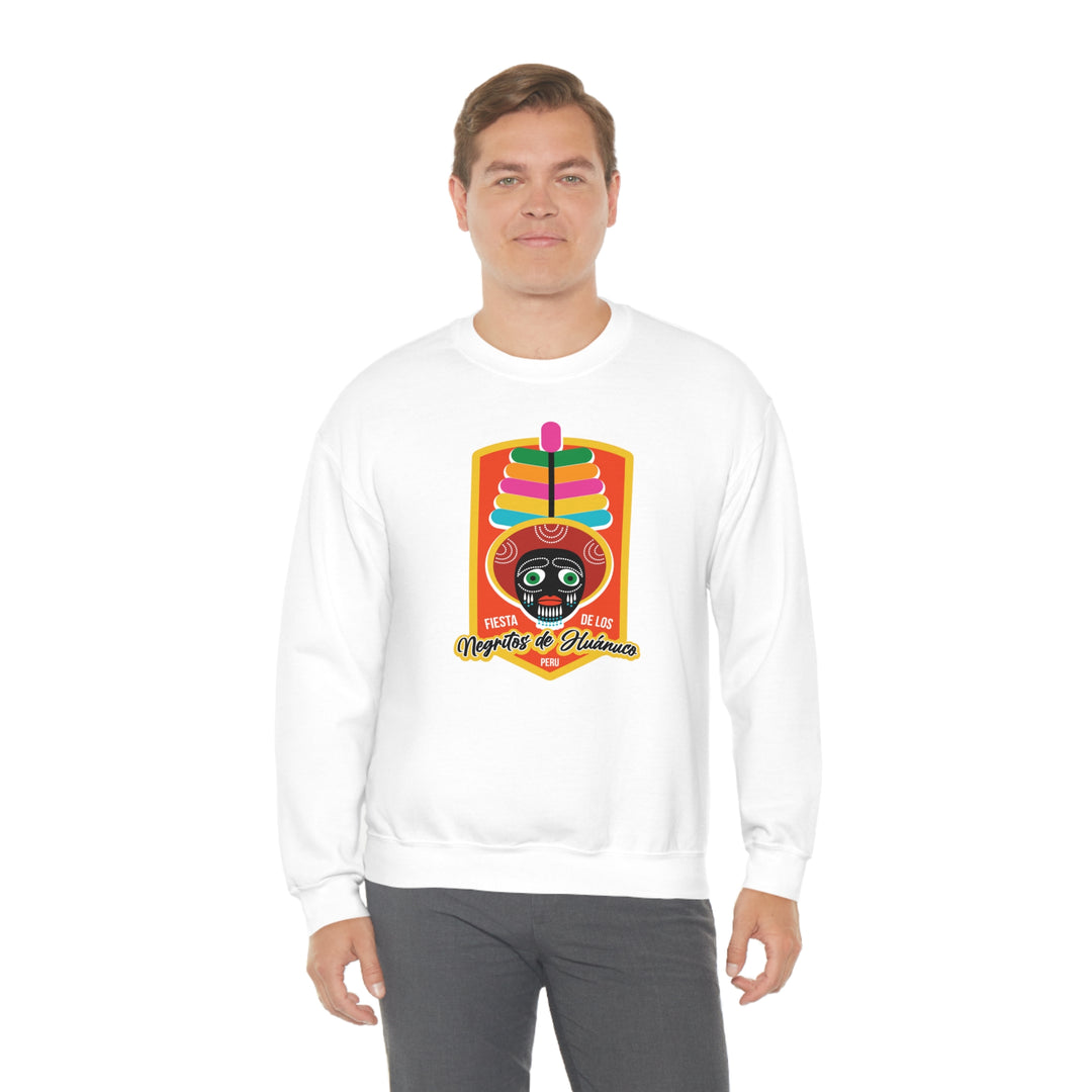 Fiesta de los Negritos de Huanuco - Peru Unisex Heavy Blend Crewneck Sweatshirt