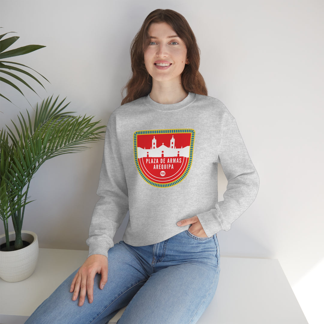 Plaza de Armas Arequipa - Peru Unisex Heavy Blend Crewneck Sweatshirt