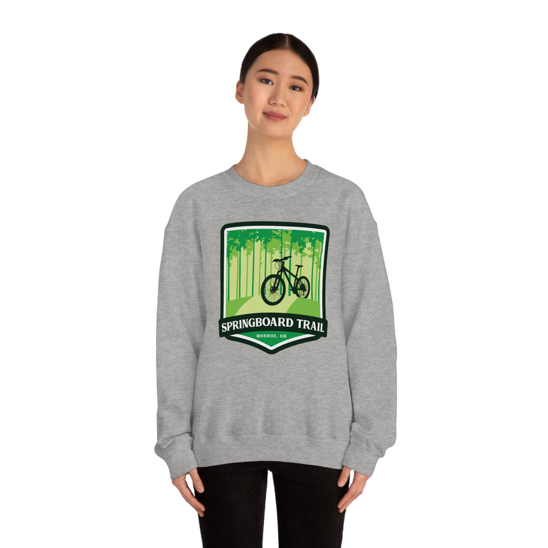 Springboard Trail - Monroe, Oregon Unisex Heavy Blend Crewneck Sweatshirt