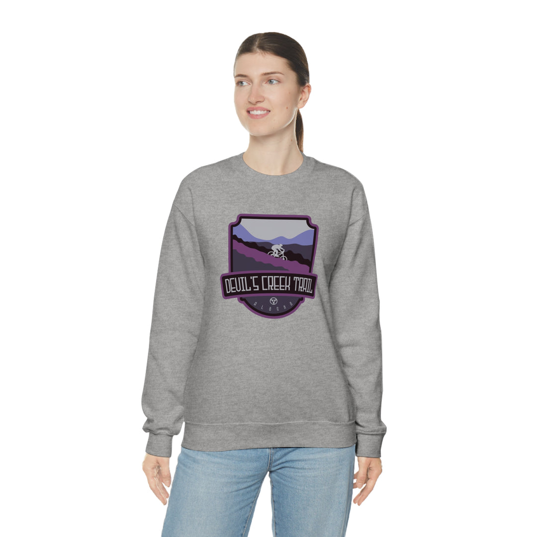 Devil's Creek Trail - Alaska Unisex Heavy Blend Crewneck Sweatshirt