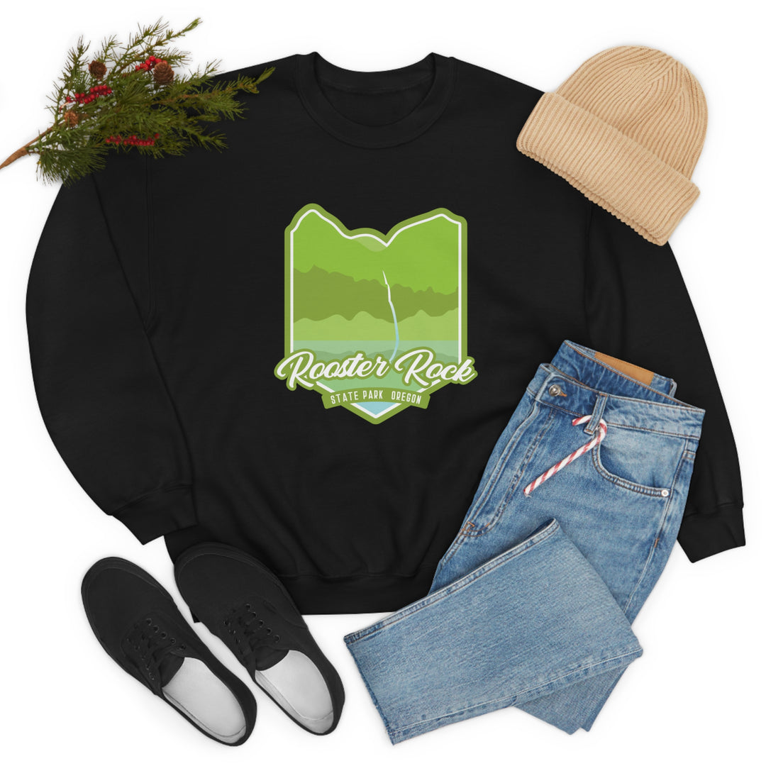 Rooster Rock State Park - Oregon Unisex Heavy Blend Crewneck Sweatshirt