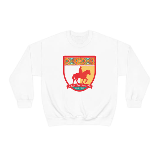 Plaza San Martín - Lima, Peru Unisex Heavy Blend Crewneck Sweatshirt