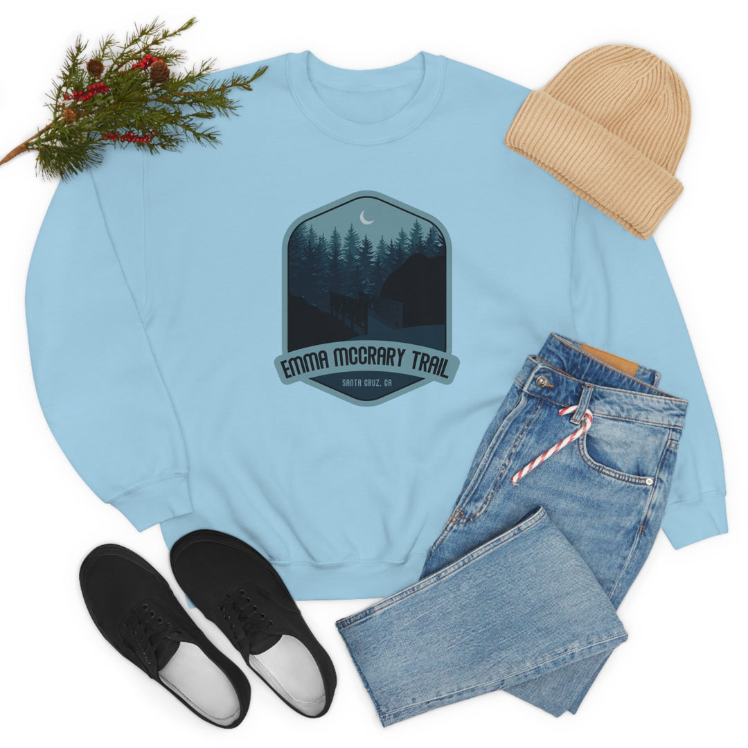 Emma McCrary Trail - Santa Cruz, CA Unisex Heavy Blend Crewneck Sweatshirt