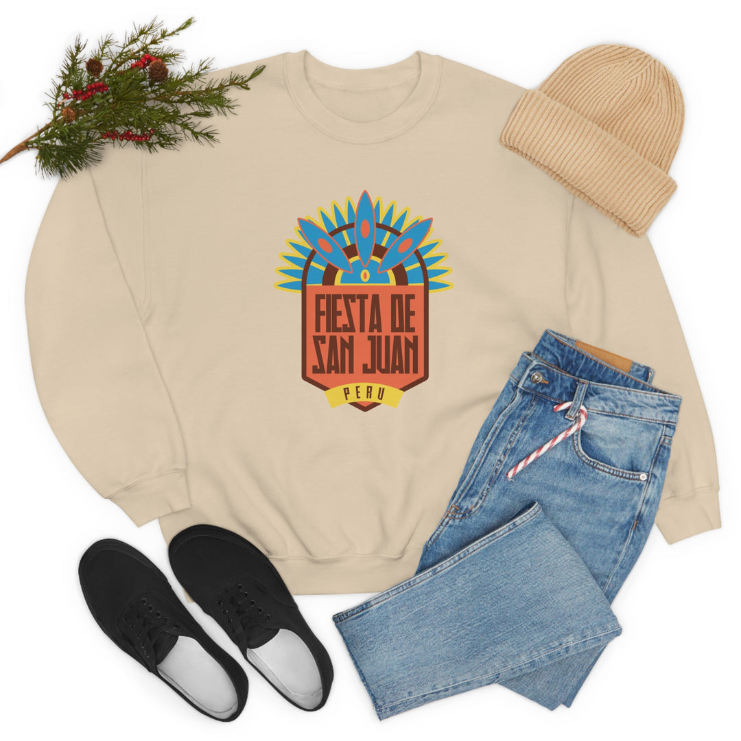 Fiesta de San Juan - Peru Unisex Heavy Blend Crewneck Sweatshirt