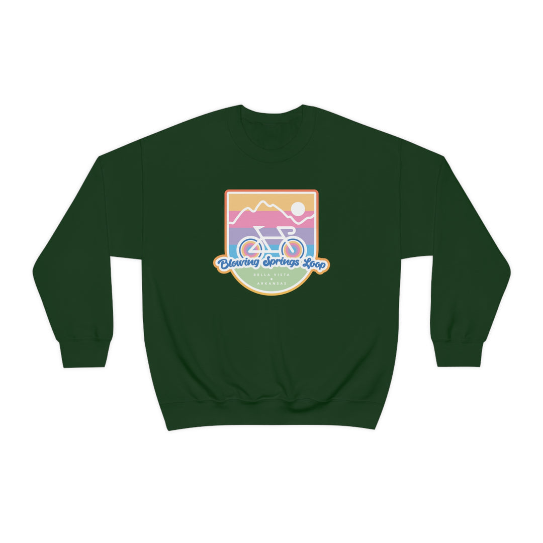 Blowing Springs Loop - Bella Vista, Arkansas Unisex Heavy Blend Crewneck Sweatshirt