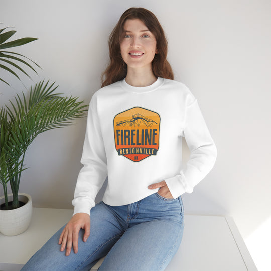 Fireline - Bentonville, Arkansas Unisex Heavy Blend Crewneck Sweatshirt